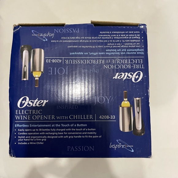 Oster - Electric wine opener with Chiller - Picture 4 of 5